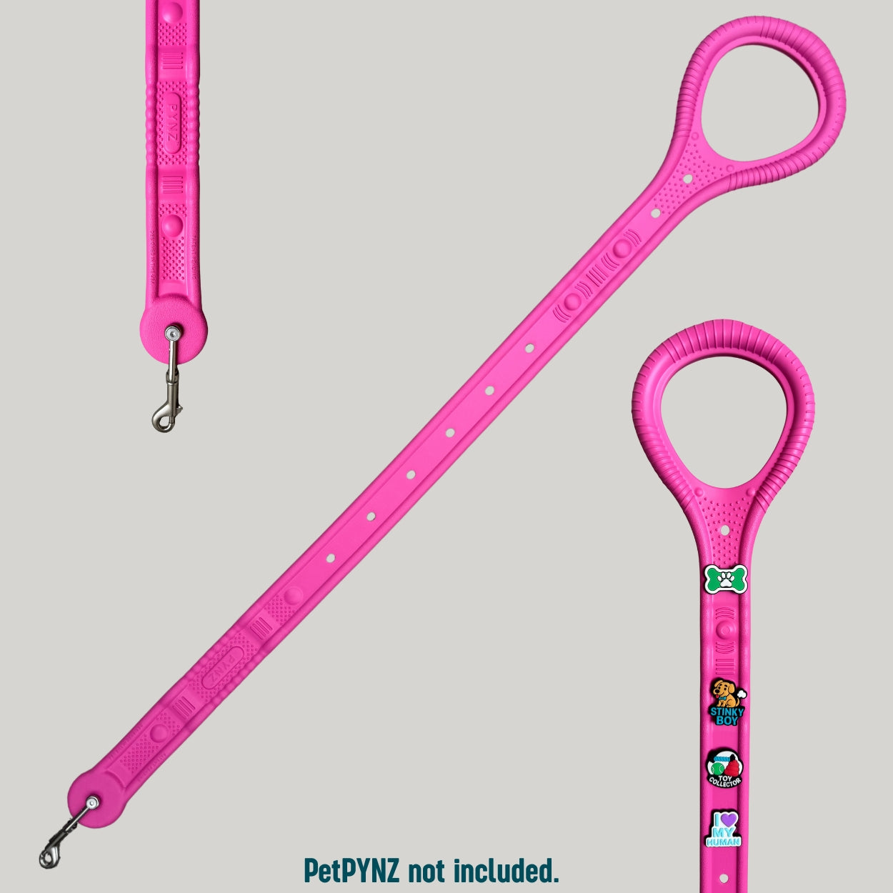 PYNZ Leash - Rosie Pink
