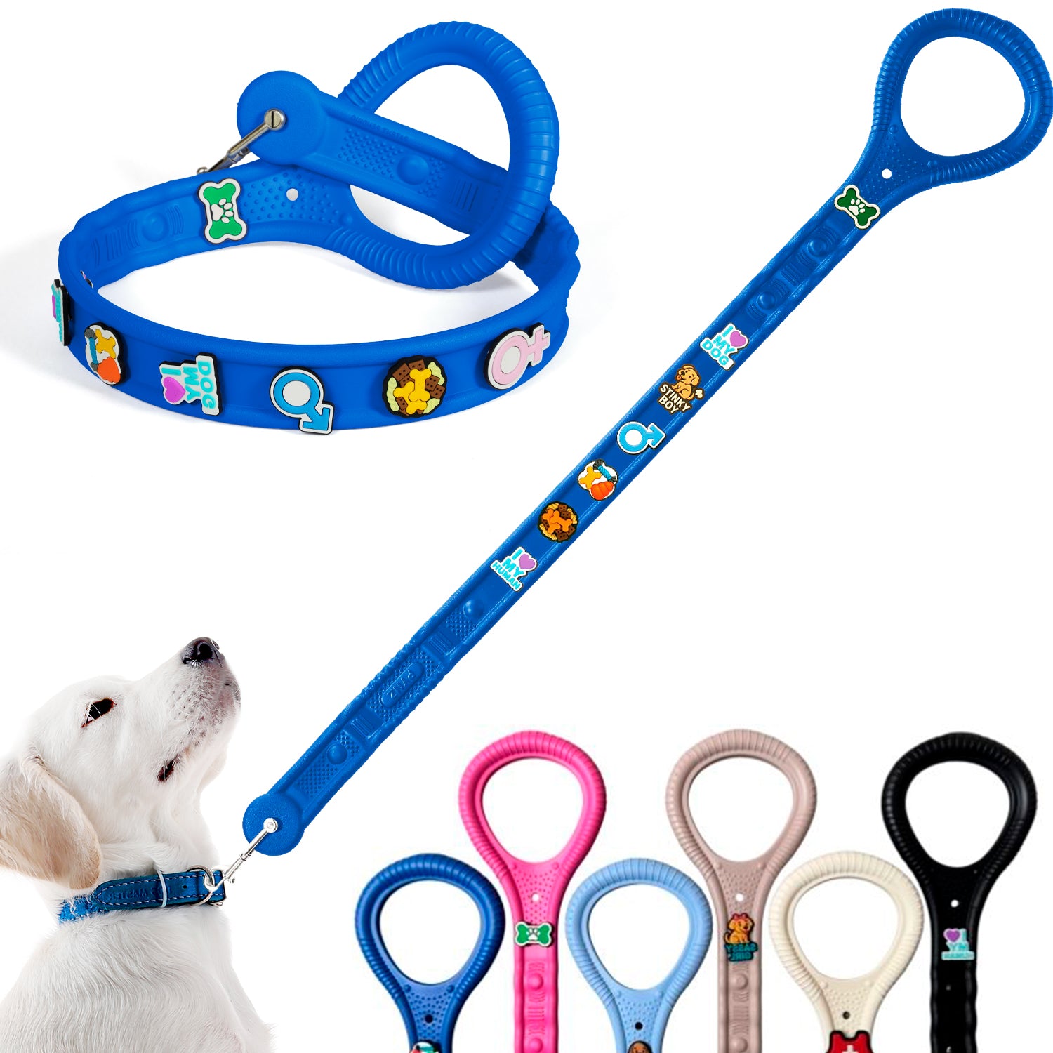 PYNZ Leash - Jersey Blue