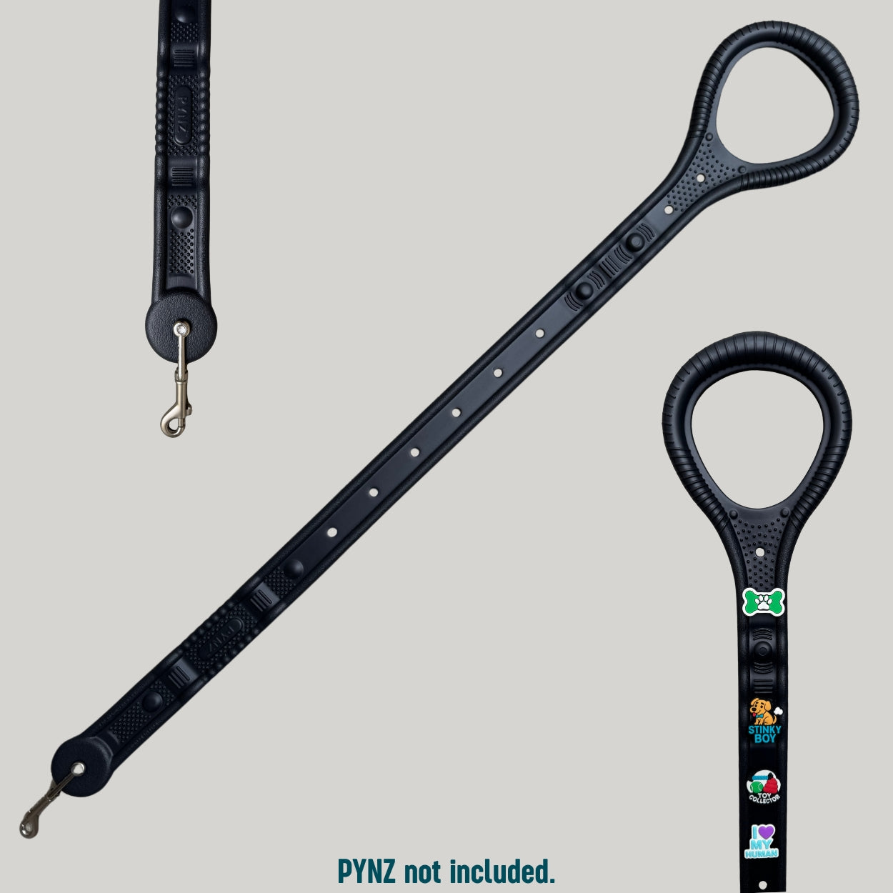 PYNZ Leash - Shadow Black
