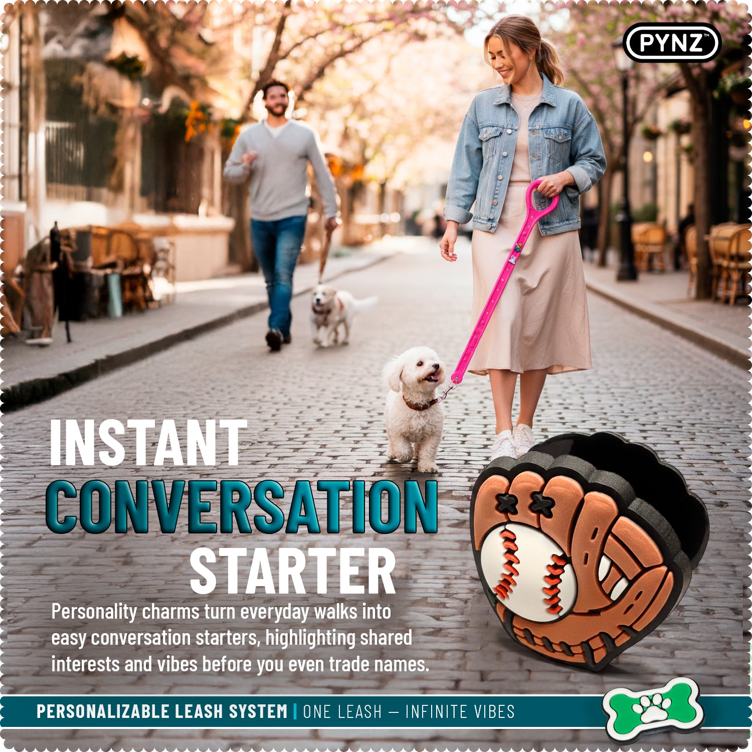 PYNZ Leash - Nelly Coconut