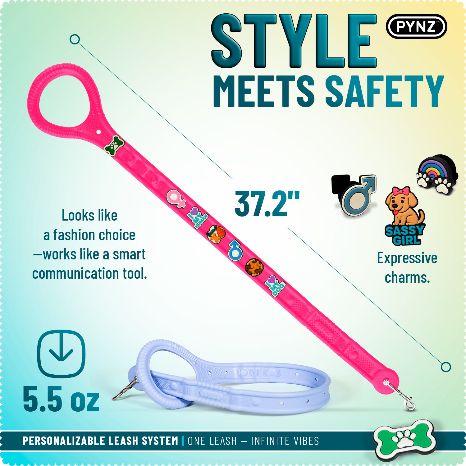 PYNZ Leash - Nelly Coconut